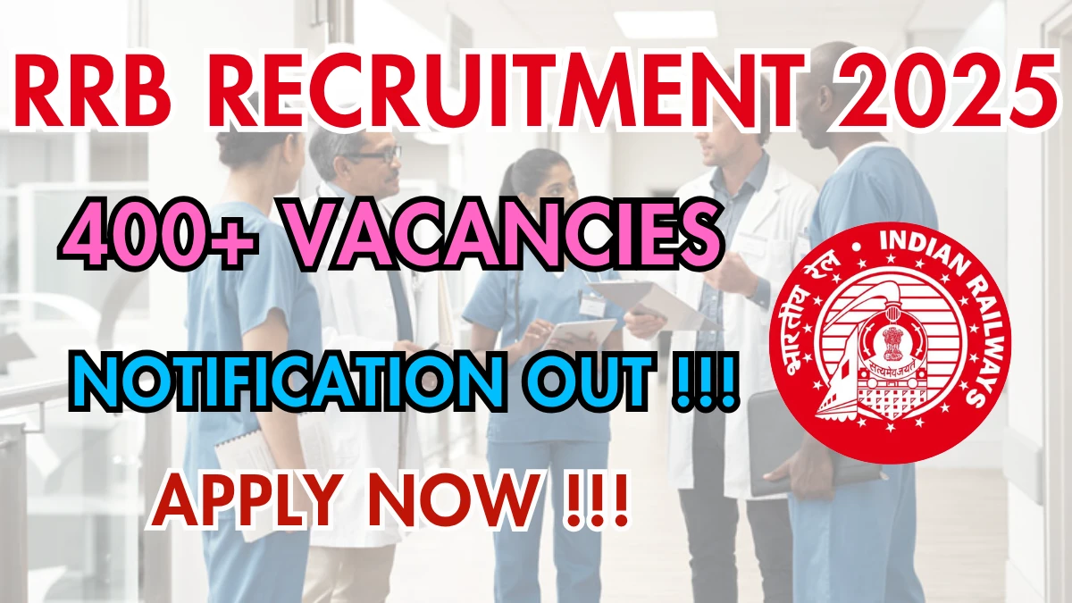 RRB Paramedical Staff Recruitment 2025
